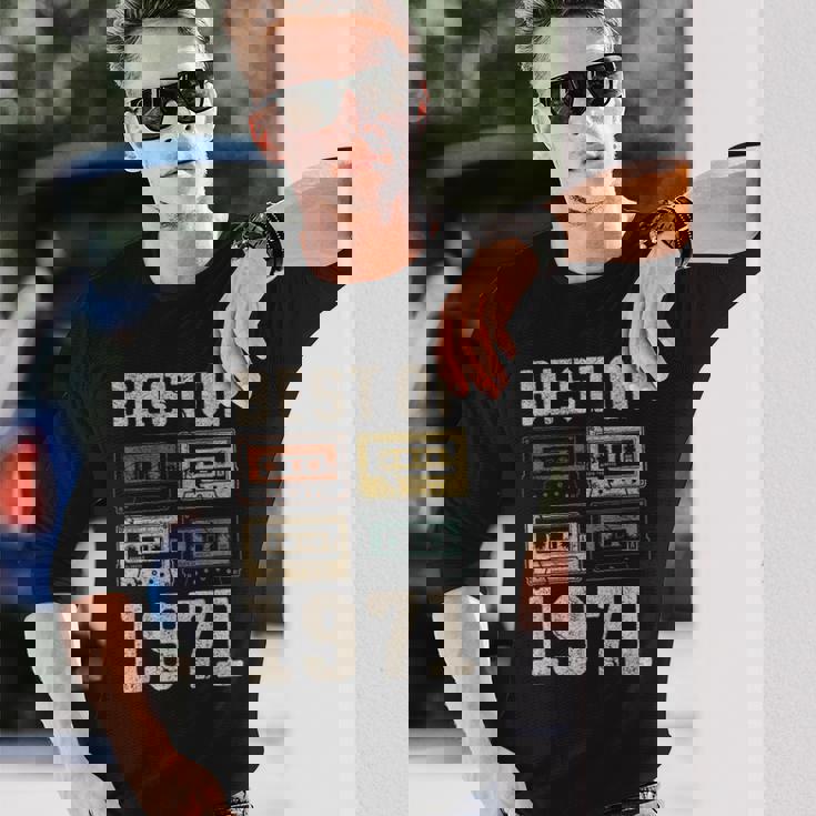 Best Of 1971 カセットテープ・レトロ 54歳の誕生日 長袖Tシャツ 彼への贈り物