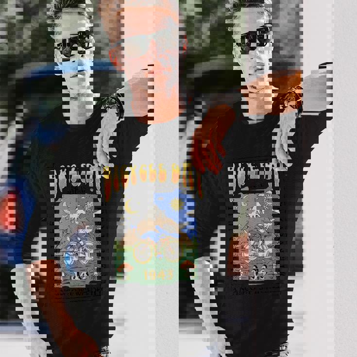 Bicycle Day アルバート・ホフマン Lsd サイケデリック実験 長袖Tシャツ 彼への贈り物