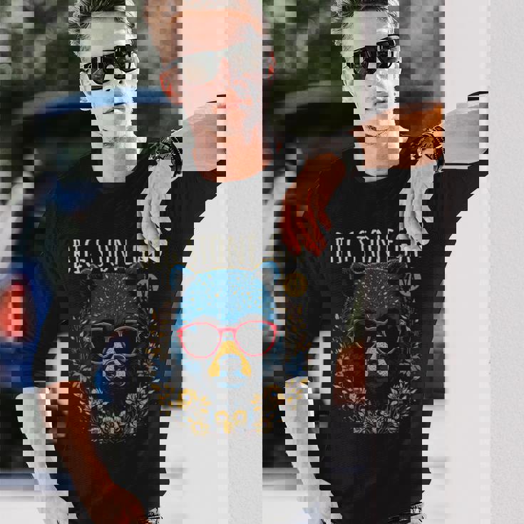 Bigtone Gapirginia Usa 風変わりなクマのデザイン 長袖Tシャツ 彼への贈り物