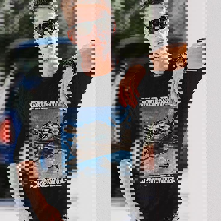 Bombardiro Crocodilo イタリアンブレインロットミーム 長袖Tシャツ 彼への贈り物