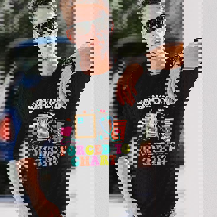 Born To Yap 強制的にチャートナース卒業 長袖Tシャツ 彼への贈り物