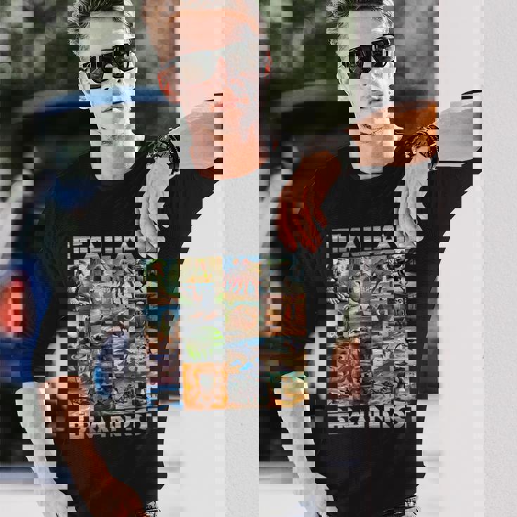 Brainrot Meme イタリアンブレイン 腐敗 イタリアンブレイン 長袖Tシャツ 彼への贈り物