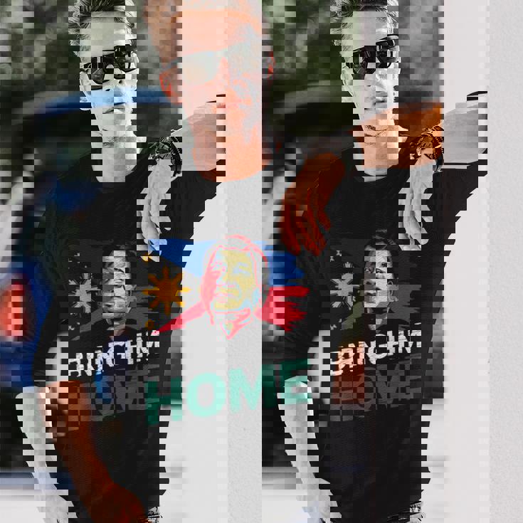 Bring Him Home サポーター Digong Duterte フィリピン Du30 長袖Tシャツ 彼への贈り物