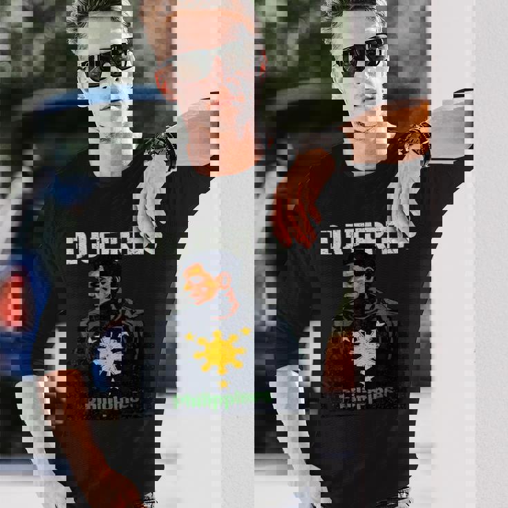 Bring Him Home ロドリゴ・ドゥテルテ フィリピン国旗 長袖Tシャツ 彼への贈り物