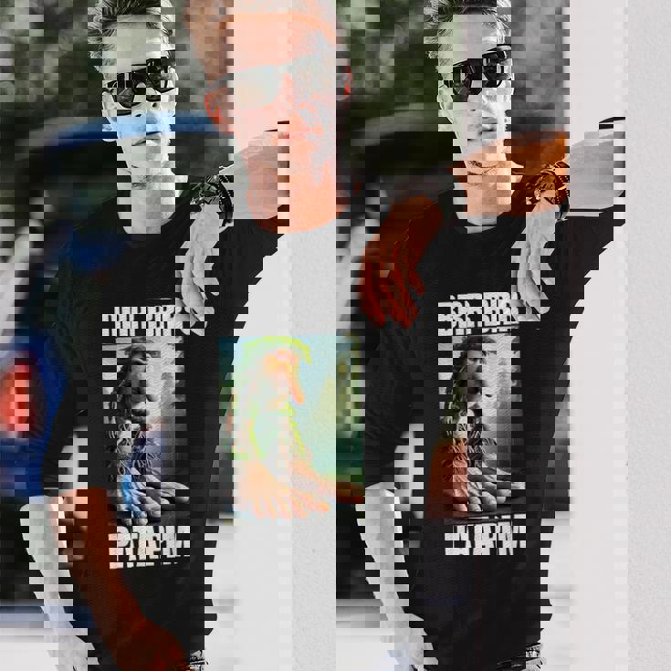 Brr Brr Patapim イタリアンブレインロットミーム 長袖Tシャツ 彼への贈り物