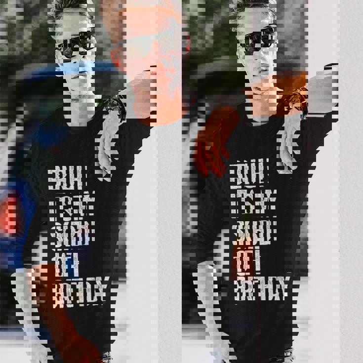 Bruh It's Mykibidi 10歳の誕生日プレゼント 10歳 男の子 長袖Tシャツ 彼への贈り物