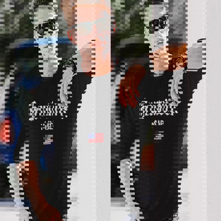 Brunswick Maine Gothic 長袖Tシャツ 彼への贈り物