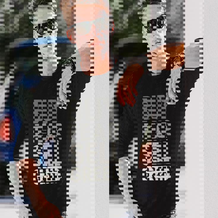 Buy Fearell Greed 長袖Tシャツ 彼への贈り物