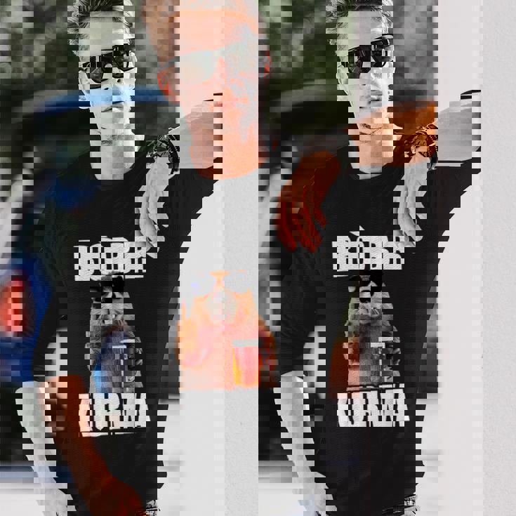 Bâbr クルワ ボバー マッチングビール Bâbr 長袖Tシャツ 彼への贈り物