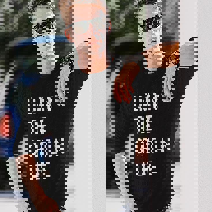 Caitlin の人生を生きている Caitlin 長袖Tシャツ 彼への贈り物