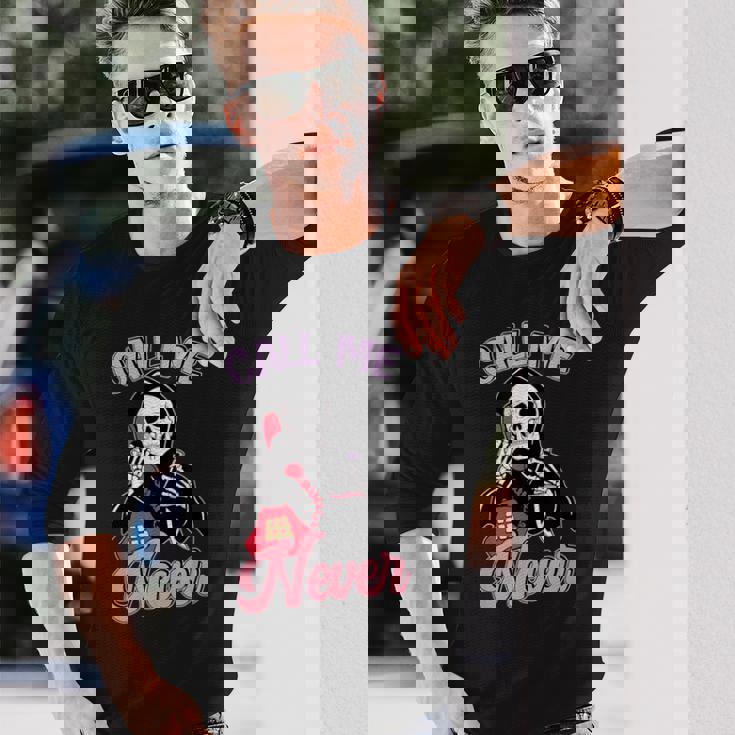 Calle Me Never アンチバレンタインデー 長袖Tシャツ 彼への贈り物