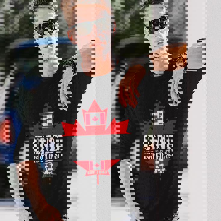 Canada Is Notale 1867 Dad Flag ゴルフビーバー 面白い帽子 長袖Tシャツ 彼への贈り物