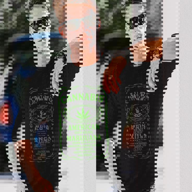 Cannabis アメリカグレード マリファナ インディカ サティバウィード 長袖Tシャツ 彼への贈り物