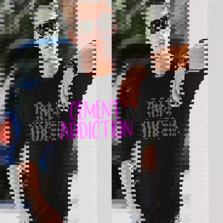 Cement Addiction 長袖Tシャツ 彼への贈り物