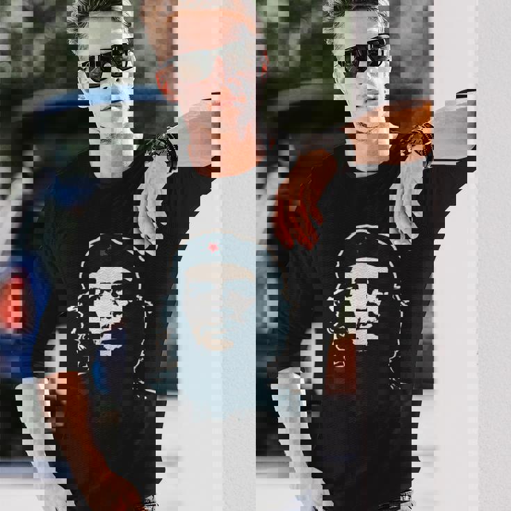 Che Guevara シャツ レボリューション 反乱 キューバ 長袖Tシャツ 彼への贈り物