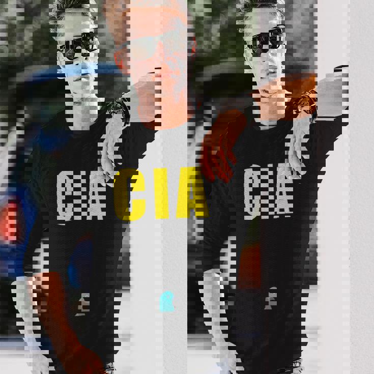 Cia エージェント バードウォッチング コンスピラシー ピジョン スパイ 長袖Tシャツ 彼への贈り物