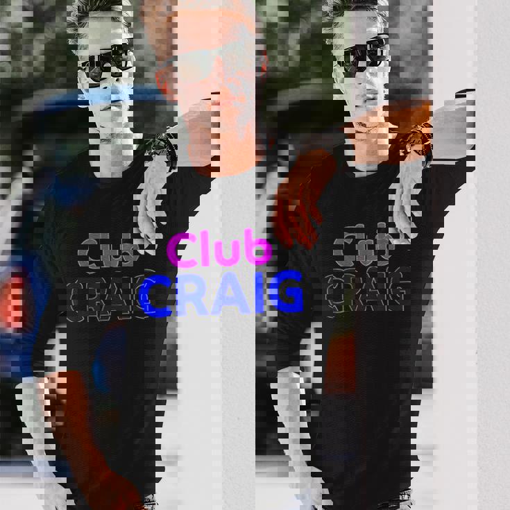 Club Craig 家族再会分隊 名前 長袖Tシャツ 彼への贈り物
