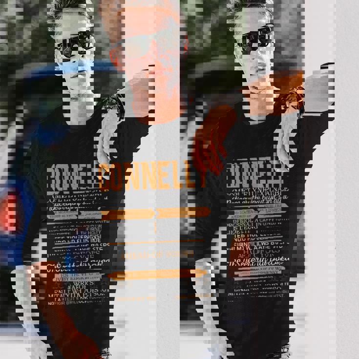 Connelly Completely Unexplainable Notices Everything But Won’T Say It Name Long Sleeve T-Shirt Gifts for Him