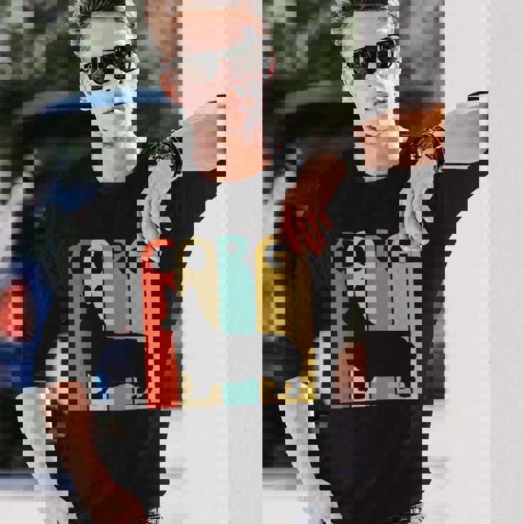 Corgi ウェルシュ・コーギー 長袖Tシャツ 彼への贈り物