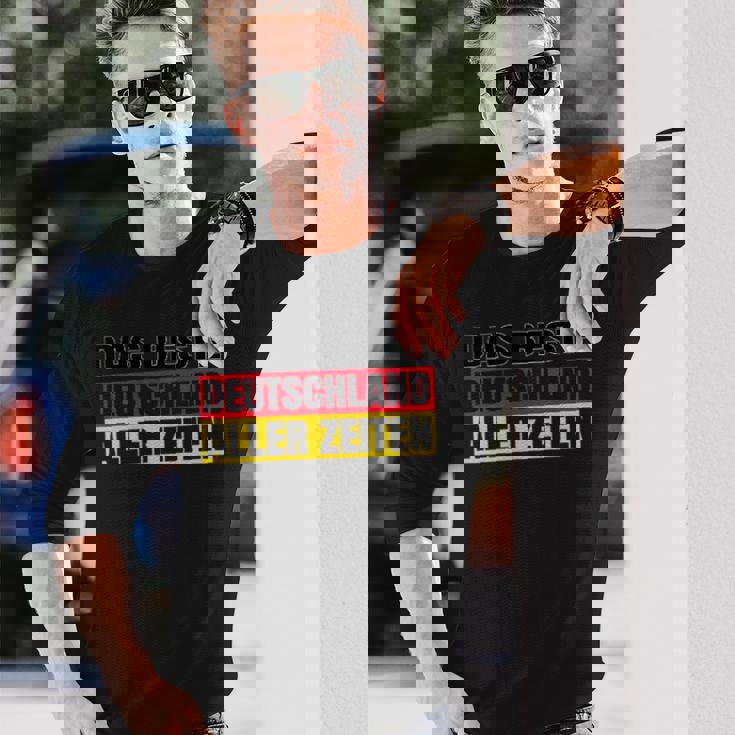 Das Beste Deutschland Aller Zeiten。 長袖Tシャツ 彼への贈り物