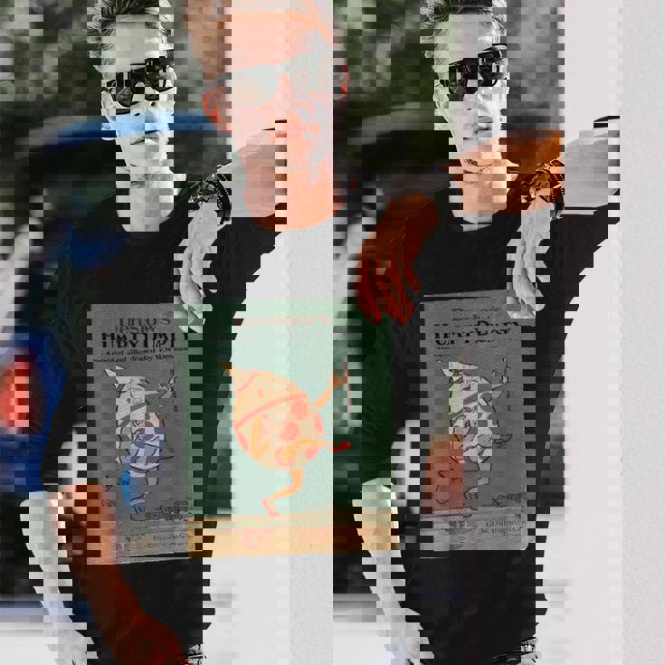 Denslows ハンプティダンプティ 童謡 ヴィンテージブックトレジャー 長袖Tシャツ 彼への贈り物