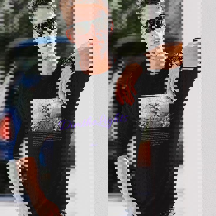 Dim The Lights 005 メンズ ロック ライブ フェス バンド 音楽 最上義光 男女兼用 キッズ 長袖Tシャツ 彼への贈り物