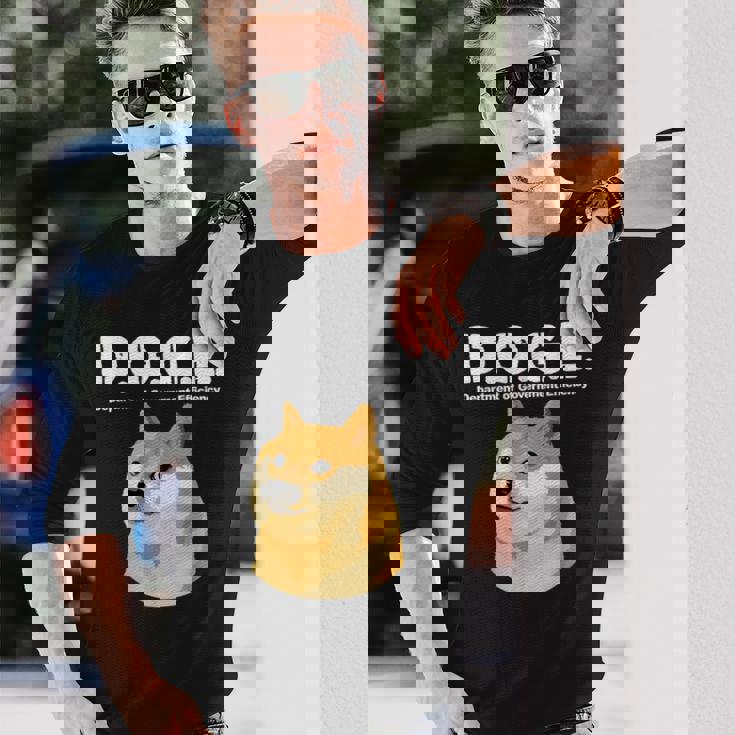 Doge政府効率省 長袖Tシャツ 彼への贈り物