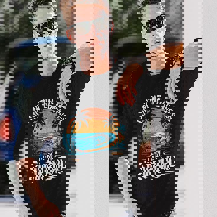 I Don't Need Wings I Have Aurfurfboard For Men 長袖Tシャツ 彼への贈り物