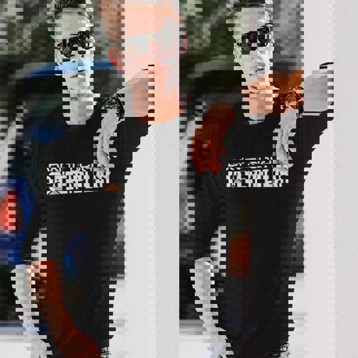 Dont Touch My Caterpillar Cat Machinist Driver Fan ショベルター 長袖Tシャツ 彼への贈り物