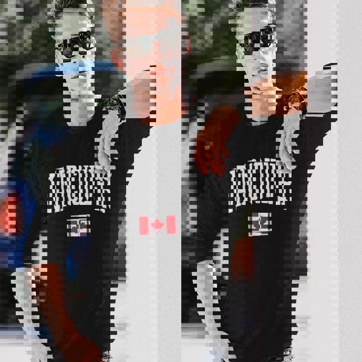 Eh Team カナダ国旗 バンクーバー カナダ 長袖Tシャツ 彼への贈り物