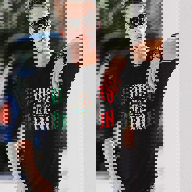 El Abuelo Mas Chingon Mexican Spanish Grandpa Father's Day Long Sleeve T-Shirt Gifts for Him El Abuelo Mas Chingon Mexican Spanish Grandpa Father's Day Long Sleeve T-Shirt Gifts for Him