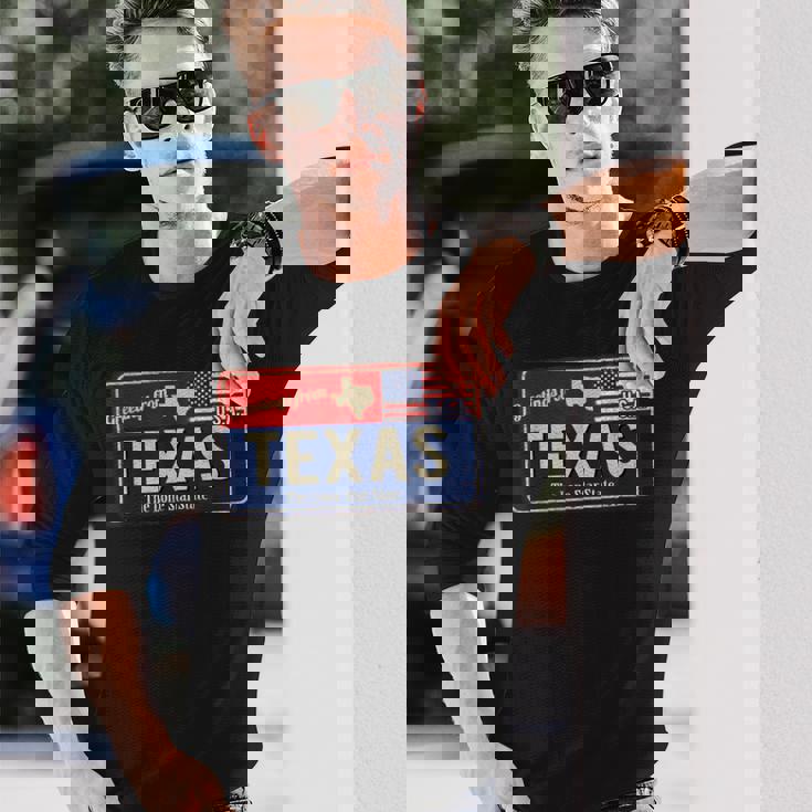 Enjoy Wear Cool Texas Wildintage Texas Usa 長袖Tシャツ 彼への贈り物