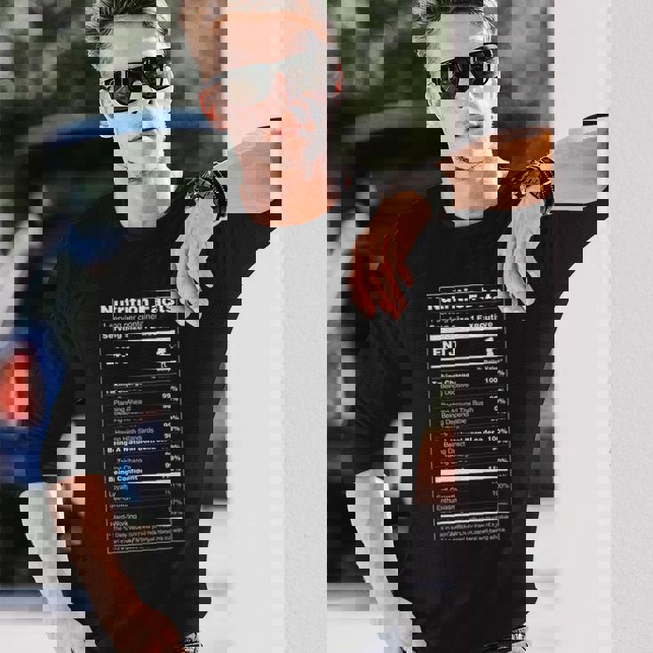 Entj シャツ The Commander パーソナリティ 栄養成分 長袖Tシャツ 彼への贈り物