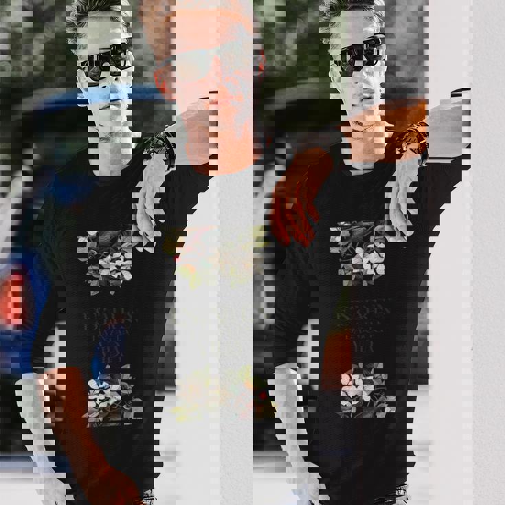 Estar En Danza Laida ボタニカルアート 長袖Tシャツ 彼への贈り物