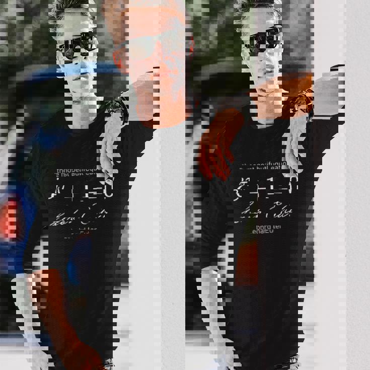 Euler's Identity 「最も美しい方程式」代数 長袖Tシャツ 彼への贈り物