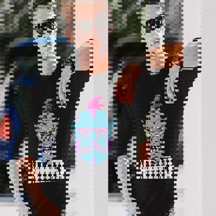 Fantasy Ork Mmorpg Rpg ゲーマーヘッド 長袖Tシャツ 彼への贈り物