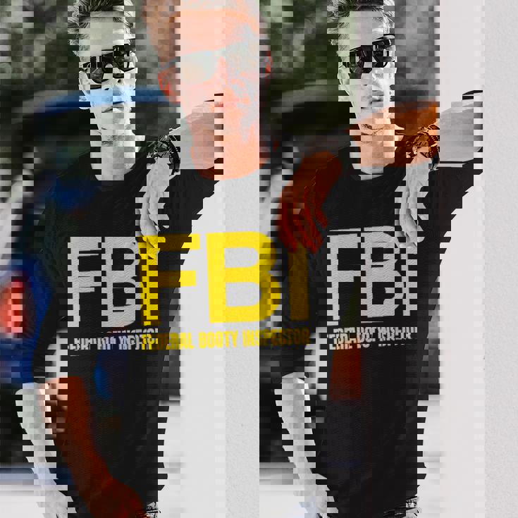 Fbi – 連邦戦利品検査官xオンリーラブデートファンアイロニー 長袖Tシャツ 彼への贈り物