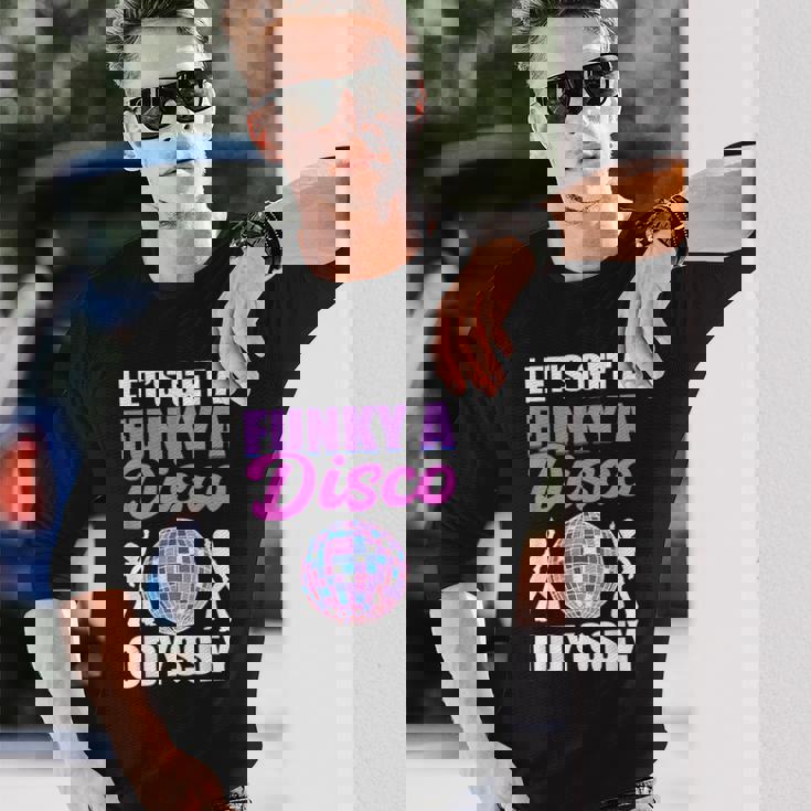 Funkyoul Music Lovers ヴィンテージ グルーヴィーディスコ 長袖Tシャツ 彼への贈り物