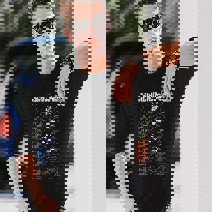 Brit & British Accent ボトル入りウォーター 長袖Tシャツ 彼への贈り物