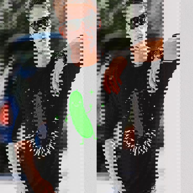 Bun Pickle-Just Dill With It 長袖Tシャツ 彼への贈り物