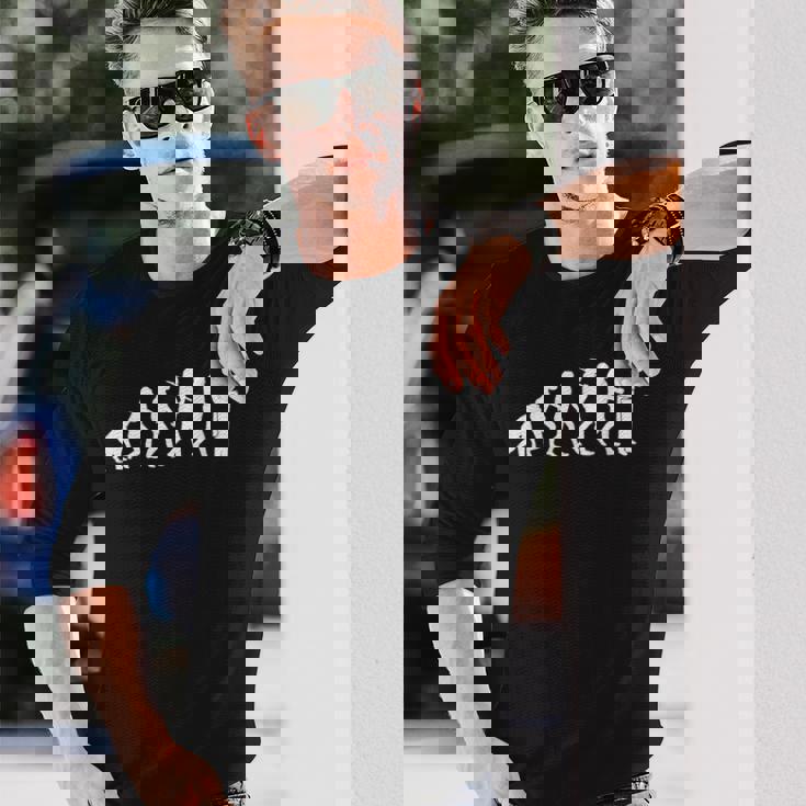 Evolution Of Man コンサートオーケストラ 音楽指揮者 長袖Tシャツ 彼への贈り物