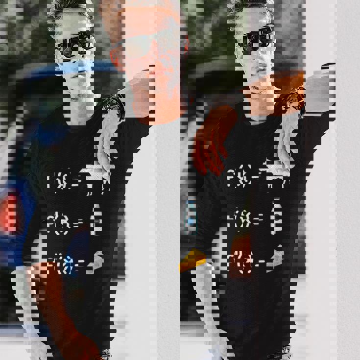 FX F'x F''x 関数 微分 微分積分 微分方程式 導関数 積分法 積分証明 数学好き 長袖Tシャツ 彼への贈り物