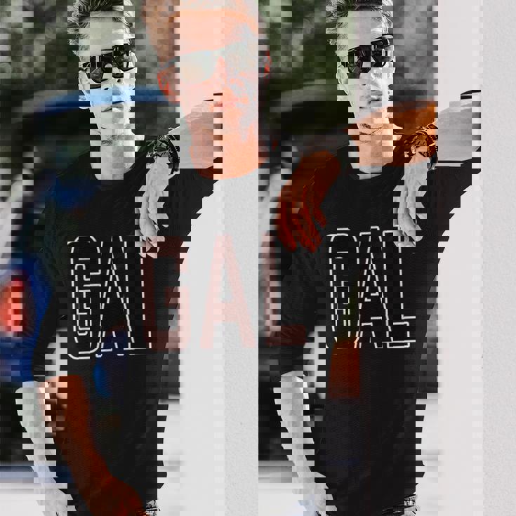 Gal ギャル【英語 文字】メッセージ 面白い デザイン 長袖Tシャツ 彼への贈り物