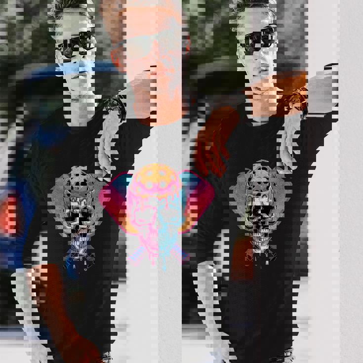 Game Overkull ピックルボール パドル ドリップグラフィック 長袖Tシャツ 彼への贈り物