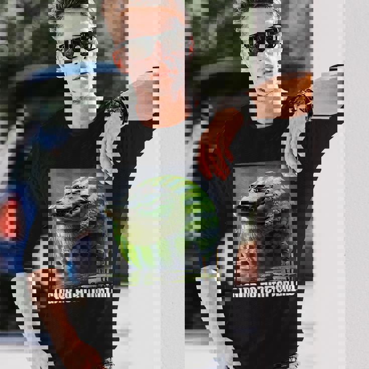 Glorbo Fruttodrillo イタリアンブレインロットミーム 長袖Tシャツ 彼への贈り物