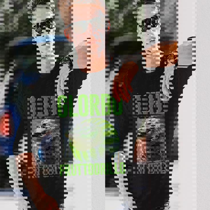 Glorbo Fruttodrillo Ai モンスター イタリアン ブレイン ロート キッズ 男の子 長袖Tシャツ 彼への贈り物