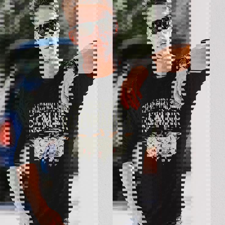 Goat I Have More Than A Lawn Mower Goat 長袖Tシャツ 彼への贈り物