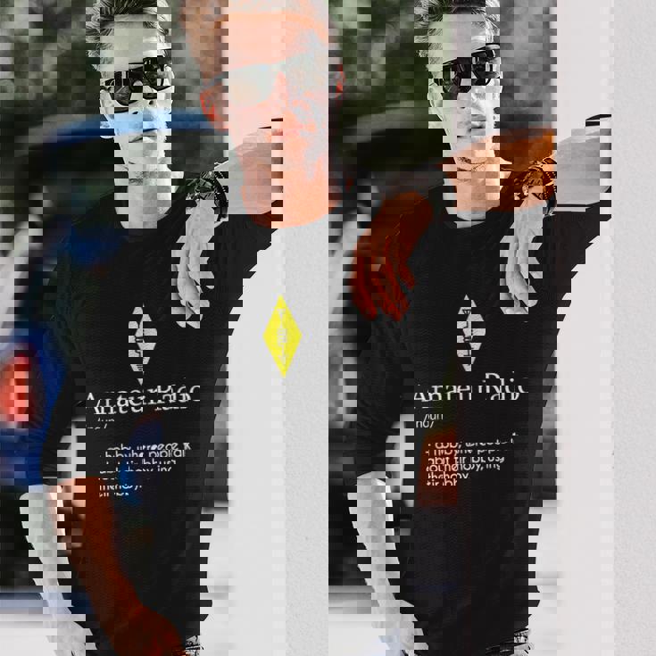 Ham Radio Operator I Ham Radio アマチュア無線機 長袖Tシャツ 彼への贈り物