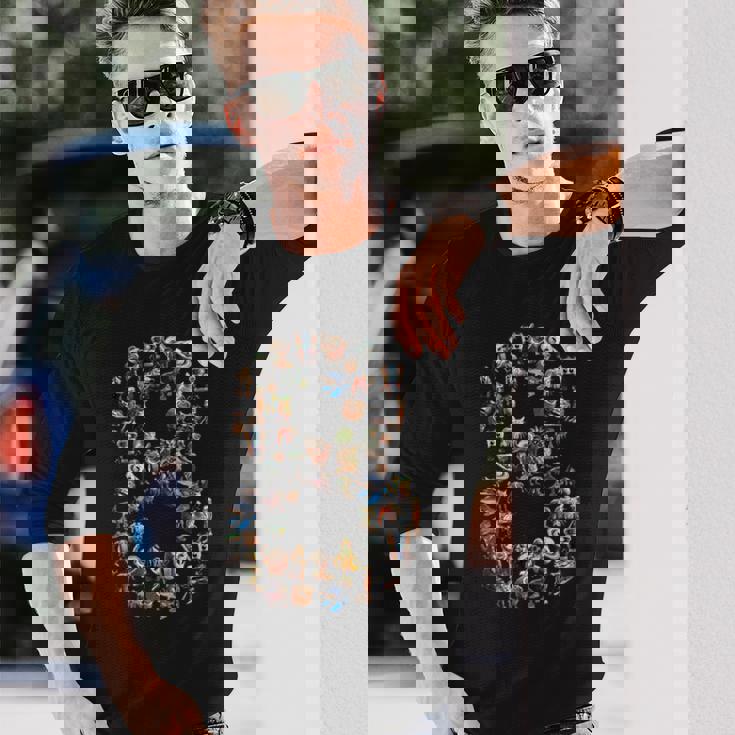 Happy 8Th Birthday 男の子 イタリアン ブレイン ミーム パーティー 面白い 長袖Tシャツ 彼への贈り物