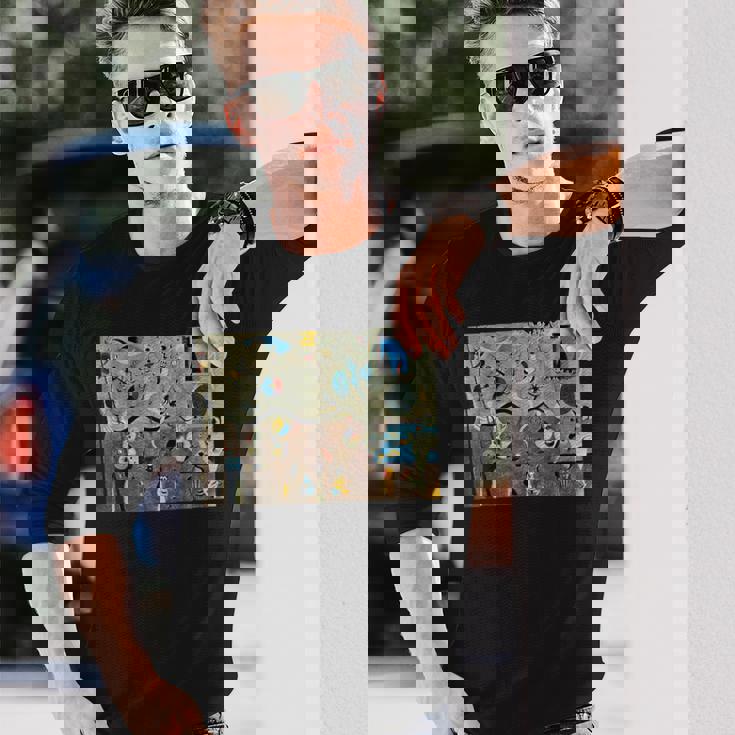 Harlequin's Carnival 有名な絵画 Miro作 長袖Tシャツ 彼への贈り物